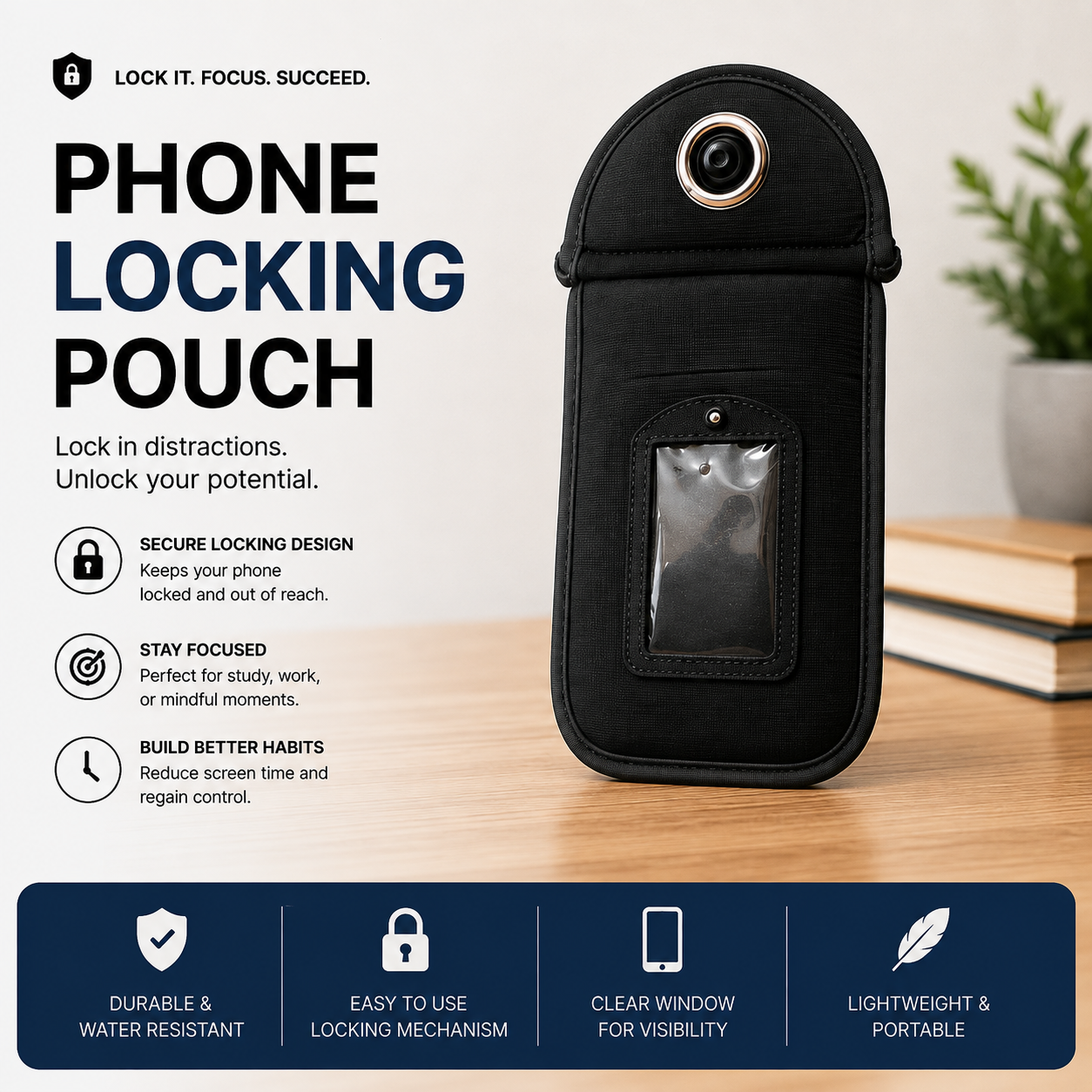 🛡️ SignalShield Pro™ – Ultimate Phone Privacy Bag