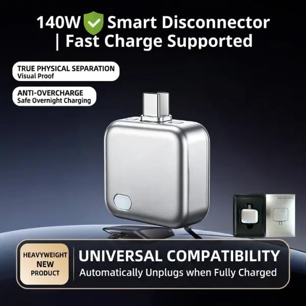 140W smart disconnector charging adapter