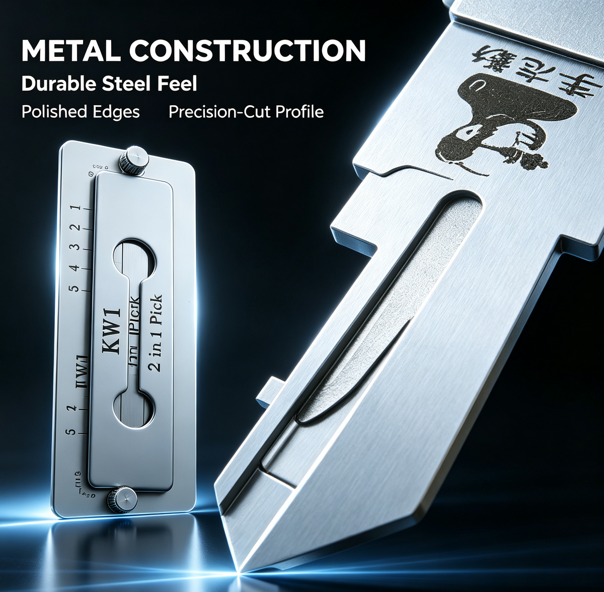 🔓 Lishi KW1 2-in-1 Lock Pick & Decoder Tool 🔑 | Professional Locksmith Fast Opener 🛠️ | Civil Door Lock Tool
