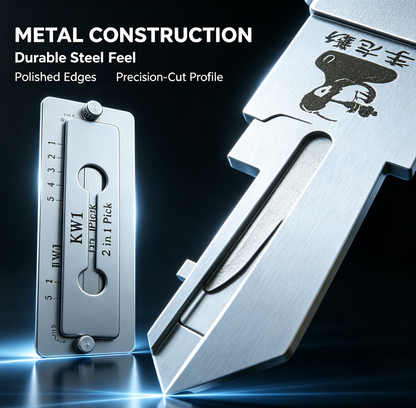 🔓 Lishi KW1 2-in-1 Lock Pick & Decoder Tool 🔑 | Professional Locksmith Fast Opener 🛠️ | Civil Door Lock Tool