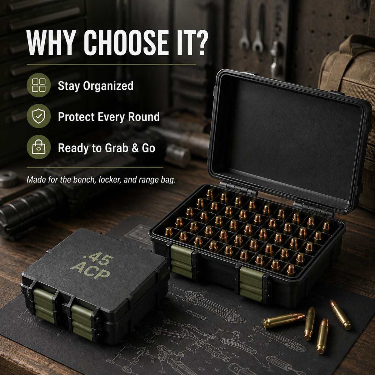 🎯Ultimate 100-Slot Modular Storage Case