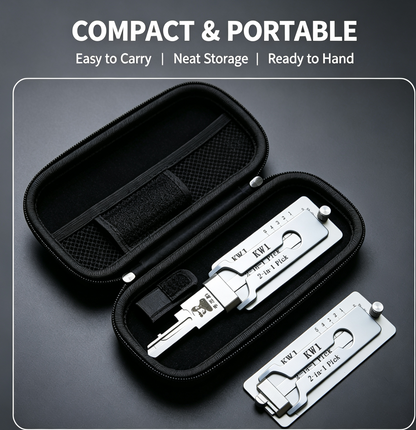 🔓 Lishi KW1 2-in-1 Lock Pick & Decoder Tool 🔑 | Professional Locksmith Fast Opener 🛠️ | Civil Door Lock Tool