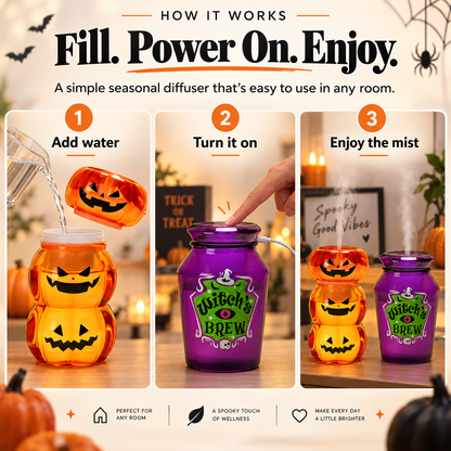 🎃 Witch’s Brew Pumpkin Gravity Bong – Spooky Halloween Smoking Edition