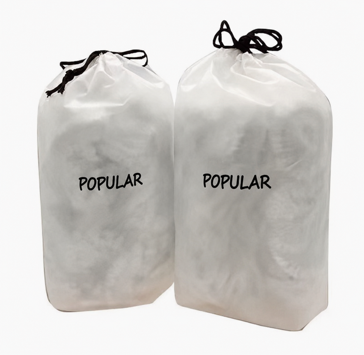 Pack of transparent stretch food covers