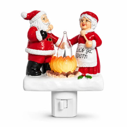 Santa Claus Resin Night Light - Creative Christmas Decorative Light for Home Living Room, Indoor Festive Home & Party Supplies