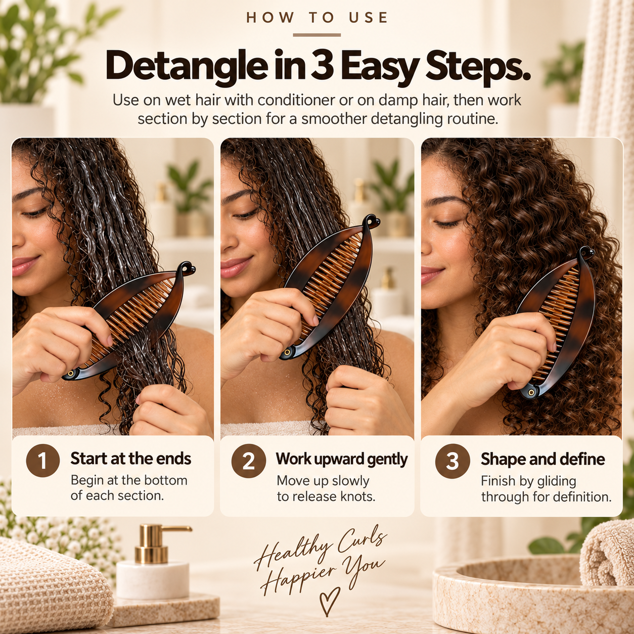 CurlEase™ Glide Comb