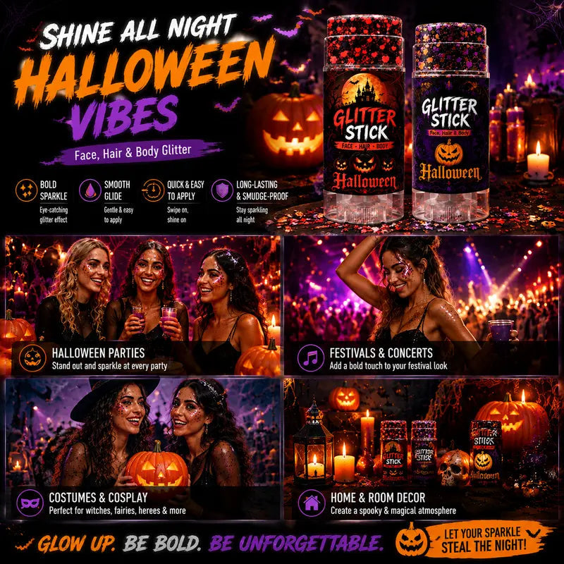 Halloween party festival cosplay glitter makeup inspiration