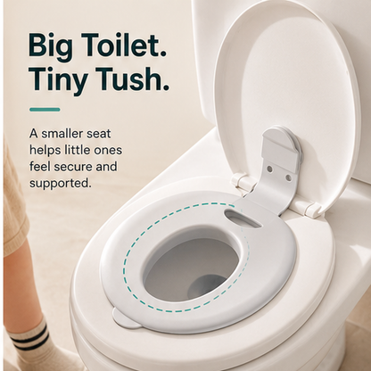 👶 LittleStep™ Smart Potty Training Seat – Fold-Down Toddler Toilet Trainer with Easy-Clean Design