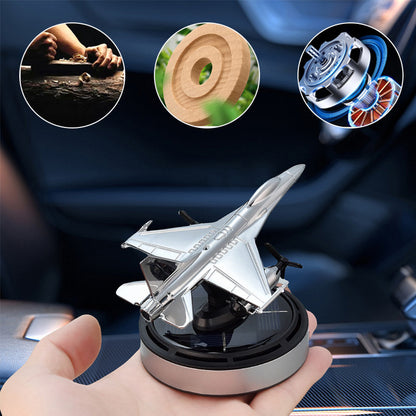 Solar Rotating Airplane Car Air Freshener & Diffuser Ornament