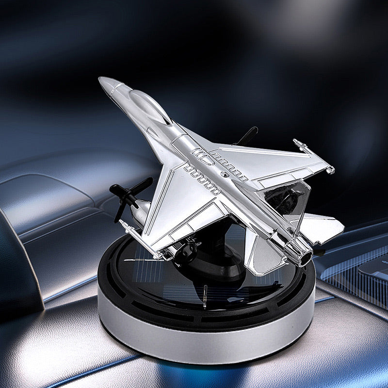 Solar Rotating Airplane Car Air Freshener & Diffuser Ornament