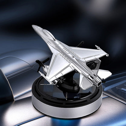 Solar Rotating Airplane Car Air Freshener & Diffuser Ornament